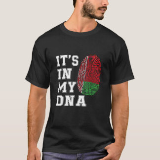 T-shirt C'est dans mon ADN Biélorusses fiers drapeau de la