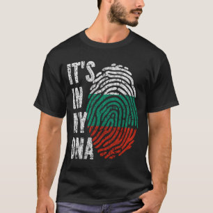 T-shirt C'EST DANS MON ADN Bulgarie Drapeau Hommes Femmes 