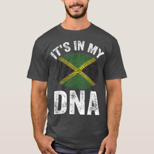 T-shirt C'est dans mon ADN cadeau jamaïcain Fière Jamaïque