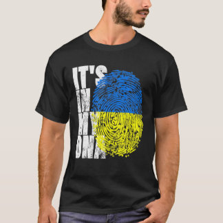 T-shirt C'est dans mon ADN Cadeaux ukrainiens Vyshyvanka K