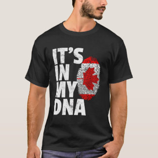 T-shirt C'Est Dans Mon Adn Canada Feuille D'Érable Maple P