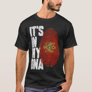 T-shirt C'est dans mon ADN Chemise monténégrine Fière Gi h
