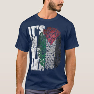 T-shirt C'Est Dans Mon ADN Chemise Palestinienne Cadeaux A