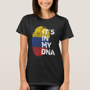 T-shirt C'est dans mon ADN Colombian Pride Heritage