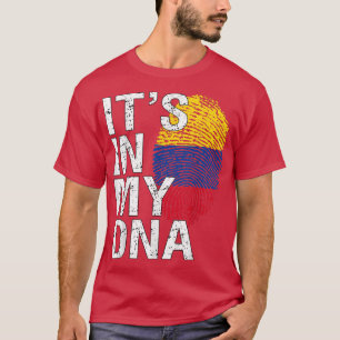 T-shirt C'est dans mon ADN Columbian Patriot Fière Columbi