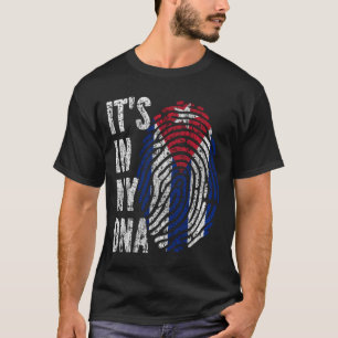 T-shirt C'EST DANS MON ADN Cuba Drapeau Cubain Pride Homme