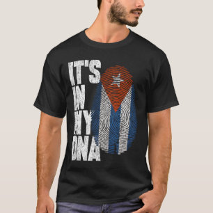 T-shirt C'est dans mon ADN Cubain Chemise Fière Don Cuba D