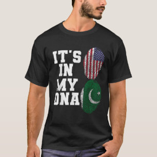 T-shirt C'est dans mon ADN drapeau du Pakistan drapeau des