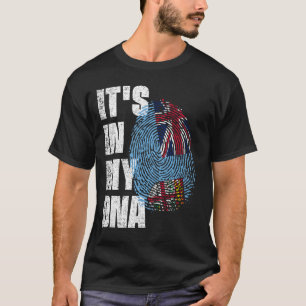 T-shirt C'EST DANS MON ADN Drapeau Fidji