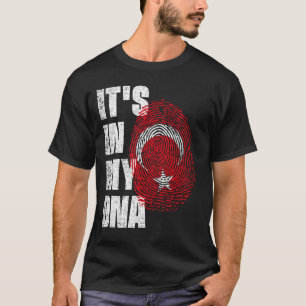 T-shirt C'EST DANS MON ADN Drapeau Turquie