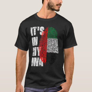 T-shirt C'Est Dans Mon Adn Émirats Arabes Unis Drapeau Uae