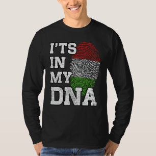 T-shirt C'est dans mon ADN Empreinte digitale hongroise Fi