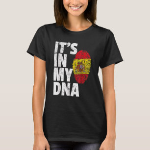 T-shirt C'est dans mon Adn Espagne drapeau National Pride