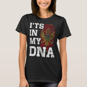 T-shirt C'est dans mon ADN Estampe monténégrine Fière Mont