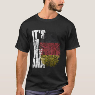 T-shirt C'est Dans Mon Adn Ger Oktoberfest Drapeau Gery