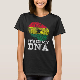 T-shirt C'Est Dans Mon Adn Ghanéen Les Racines Africaines 