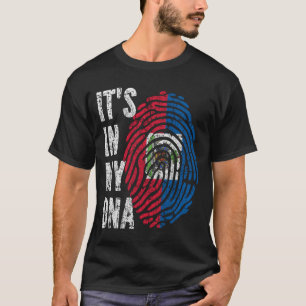 T-shirt C'EST DANS MON ADN Haïti Drapeau Hommes Femmes Enf