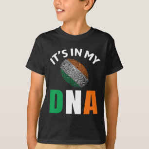T-shirt C'est Dans Mon Adn Irlande Drapeau Irlandais Cadea