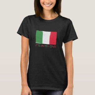 T-shirt C'Est Dans Mon Adn Italie Fière Drapeau Italien