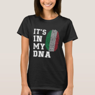 T-shirt C'est dans mon ADN Italie Fière Italie Drapeau