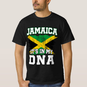 T-shirt C'est dans mon ADN Jamaïcain Pride Jamaïque Drapea