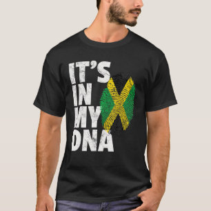 T-shirt C'est dans mon ADN Jamaïque Drapeau Jamaican Pride