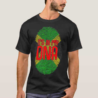 T-shirt C'est dans mon ADN Jamaïque génétique Jamaïcaine F