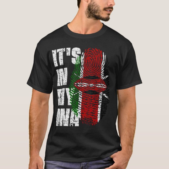 T-shirt C'EST DANS MON ADN Kenya Drapeau garçon fille cade (Devant)