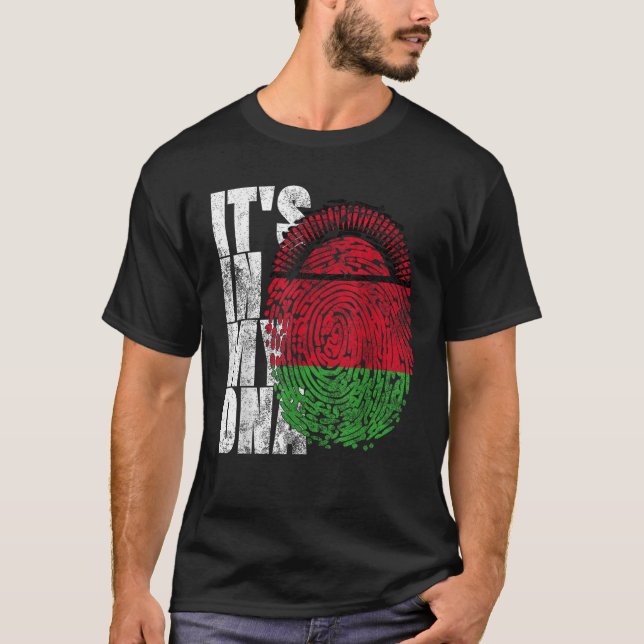 T-shirt C'est dans mon ADN le cadeau du Malawi le Nyasalan (Devant)