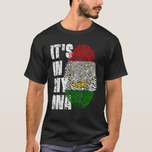 T-shirt C'Est Dans Mon Adn Le Drapeau Tadjikistan Tajikist