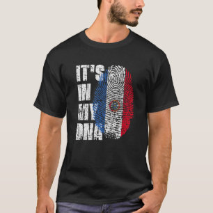 T-shirt C'EST DANS MON ADN Le Paraguay Drapeau Paraguayen