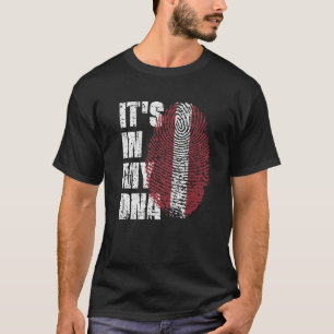 T-shirt C'est dans mon ADN Lettonie Drapeau letton