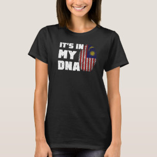 T-shirt C'est dans mon ADN Malaisie Drapeau Drapeau Drapea