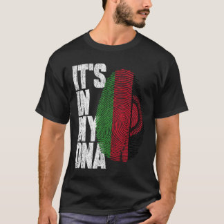 T-shirt C'est dans mon ADN Malawian fier le drapeau du Mal