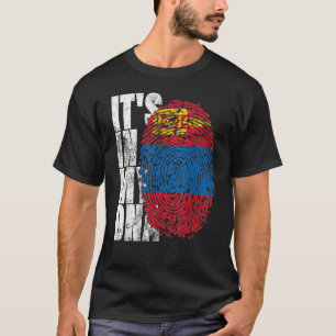 T-shirt C'est dans mon Adn Mongolie Graphic pour hommes fe