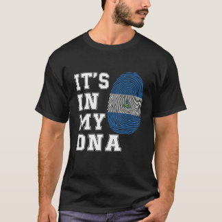 T-shirt C'est dans mon ADN Nicaragua Fière Nicaragua drape
