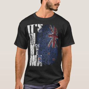 T-shirt C'est dans mon ADN Nouvelle-Zélande Maori Kiwi Cad