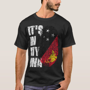 T-shirt C'EST DANS MON ADN Papouasie-Nouvelle-Guinée Drape