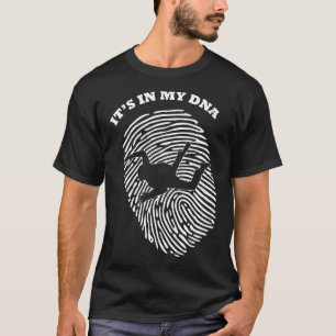 T-shirt C'est Dans Mon Adn Plongée En Parachute Empreinte