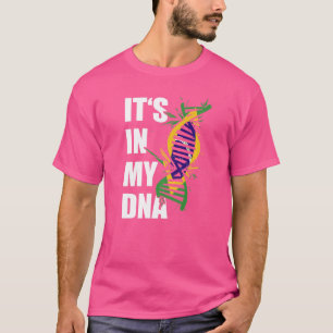 T-shirt C'est dans mon ADN Racines brésiliennes Brésil Dra