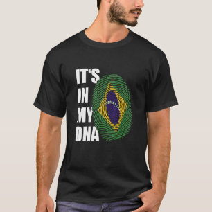 T-shirt C'est dans mon ADN Racines brésiliennes Empreinte
