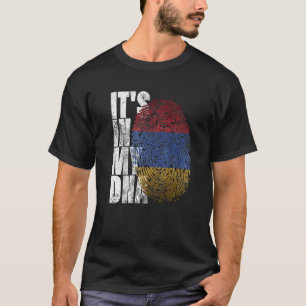 T-shirt C'est dans mon ADN Signe arménien Fier Fierté Armé