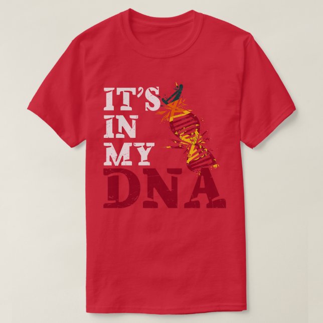 T-shirt C'est dans mon ADN Sri Lanka (Design devant)