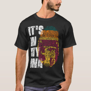 T-shirt C'EST DANS MON ADN Sri Lanka Drapeau cadeau garçon