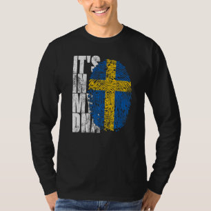 T-shirt C'est dans mon Adn Suède Graphic pour hommes femme