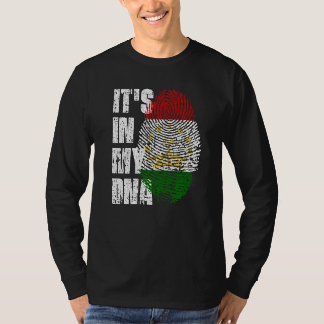T-shirt C'est dans mon Adn Tadjikistan Drapeau Tajikistani (Devant)