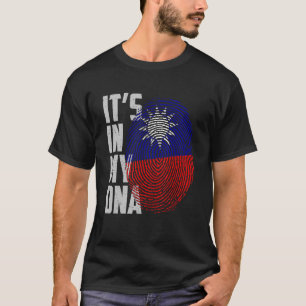 T-shirt C'est dans mon ADN Taïwan Drapeau Taïwanais Taïwan