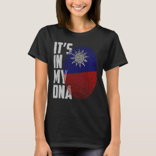 T-shirt C'est dans mon ADN Taïwan Drapeau Taïwanais Taïwan