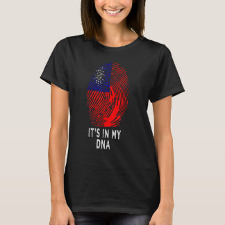 T-shirt C'est dans mon Adn Taïwanais fier Drapeau Taïwan