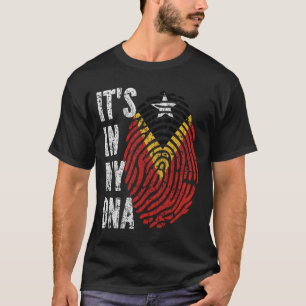 T-shirt C'EST DANS MON ADN Timor-Leste Drapeau Hommes Femm